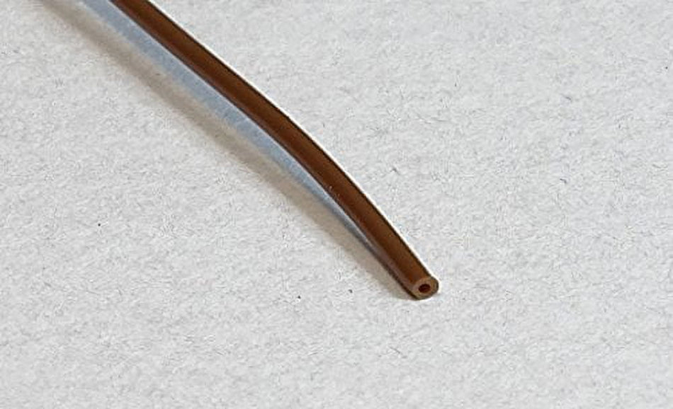 RiteAV 10M 3mm Brown Fiber Optic Cable Bulk Raw Furcation Tubing Jacketing