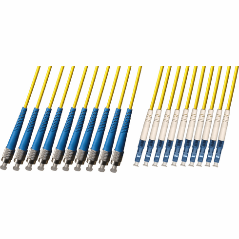 FC/LC 10 Strand Fiber Optic Cable (9/125) Singlemode 100M
