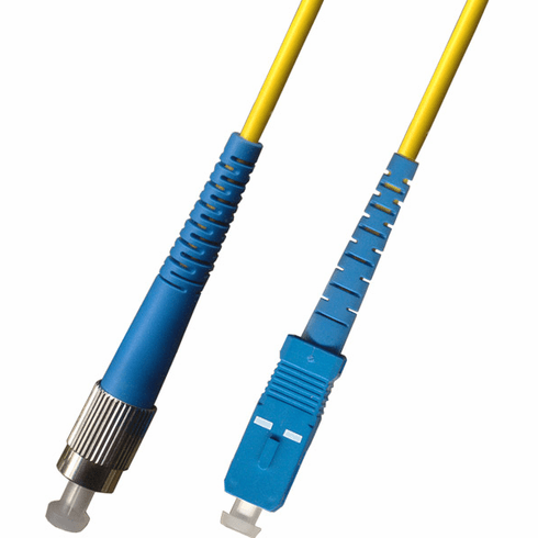 Fiber Optic Adapter Cable FC (Female) to SC (Male) Singlemode Simplex (9/125) 1FT