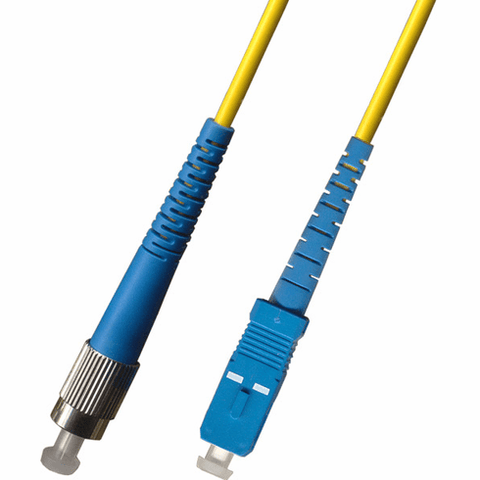 Fiber Optic Adapter Cable FC (Female) to SC (Male) Singlemode Simplex (9/125) 1FT