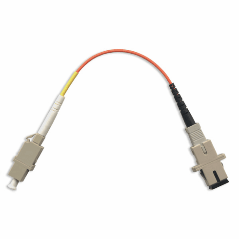 Fiber Optic Adapter Cable LC (Female) to SC (Female) Multimode (62.5/125) Simplex 1FT
