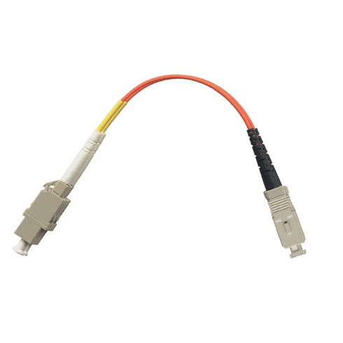 Fiber Optic Adapter Cable LC (Female) to SC (Male) Multimode (50/125) Simplex 1FT