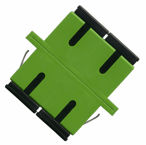 Fiber Optic Adapter SC to SC APC Singlemode Duplex