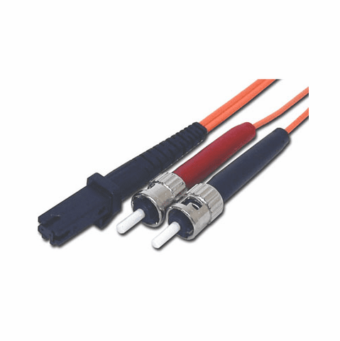 Fiber Optic Patch Cable ST/MTRJ, Duplex, 2m