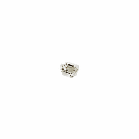 Keystone Jack - Modular Fiber Optic  LC (White)