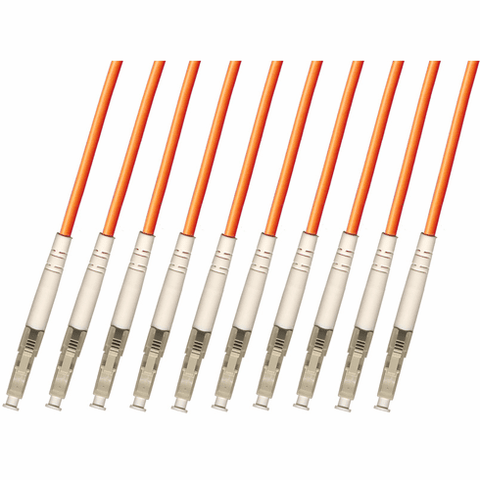 LC/LC 10 Strand Fiber Optic Cable (50/125) Multimode 100M