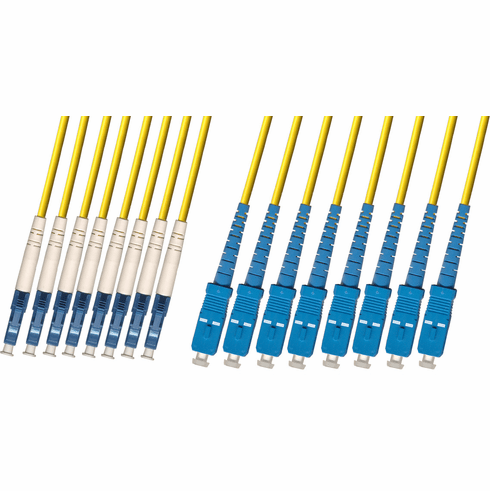 LC/SC 8 Strand Fiber Optic Cable (9/125) Singlemode 100M