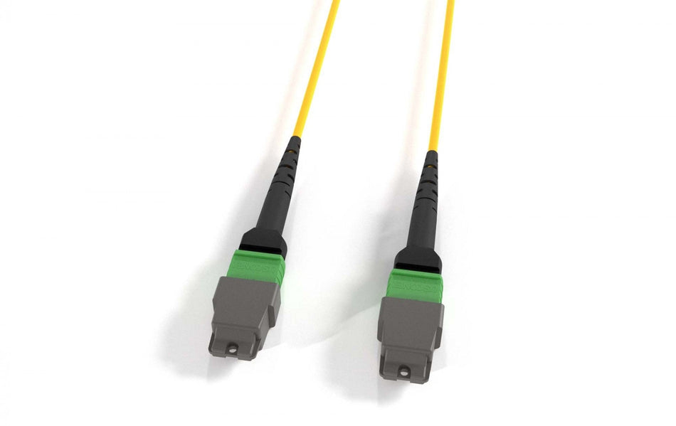 Ultra Spec - MTP 9/125 Singlemode OS2 Fiber Optic Cable Plenum (OFNP) 8 Strand Fiber - 25 Meter Male to Female Type A