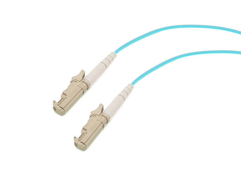 Ultra Spec Cables Multimode Simplex 10 Gb Gigabit (50/125) E2000 to E2000 Fiber Optic Patch Cable Cord - 20M