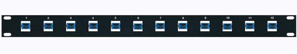 12 Port - Fiber Patch Panel - 10Gb Multimode