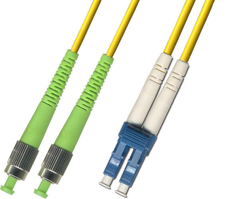 APC/UPC - Singlemode (9/125) - Duplex - Fiber Optic Cable - FC-APC to LC-UPC