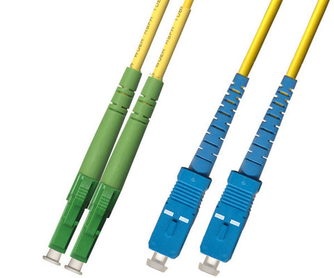 APC/UPC - Singlemode (9/125) - Duplex - Fiber Optic Cable - LC-APC to SC-UPC