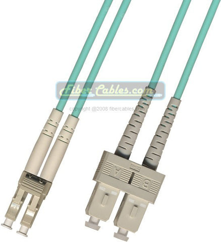 OM3 - 10Gb Multimode (50/125) - Duplex - Fiber Optic Cable - LC to SC