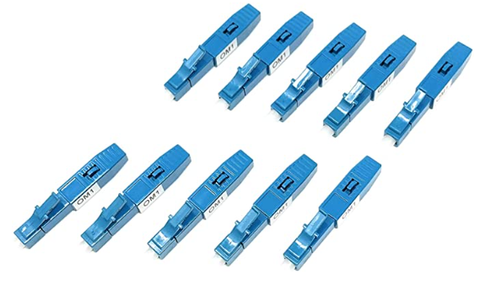 Field Installable LC-UPC Multimode OM1 62.5/125 Connector for 0.9mm Cable (10 Pack)