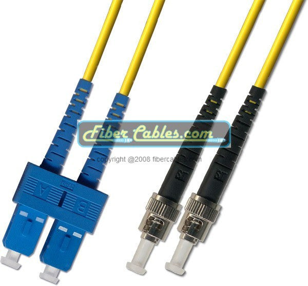 OS2 - Singlemode (9/125) - Duplex - Fiber Optic Cable - SC to ST