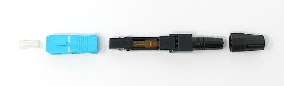 Field Installable LC-UPC Singlemode 9/125 Connector for 0.9mm Cable (10 Pack)