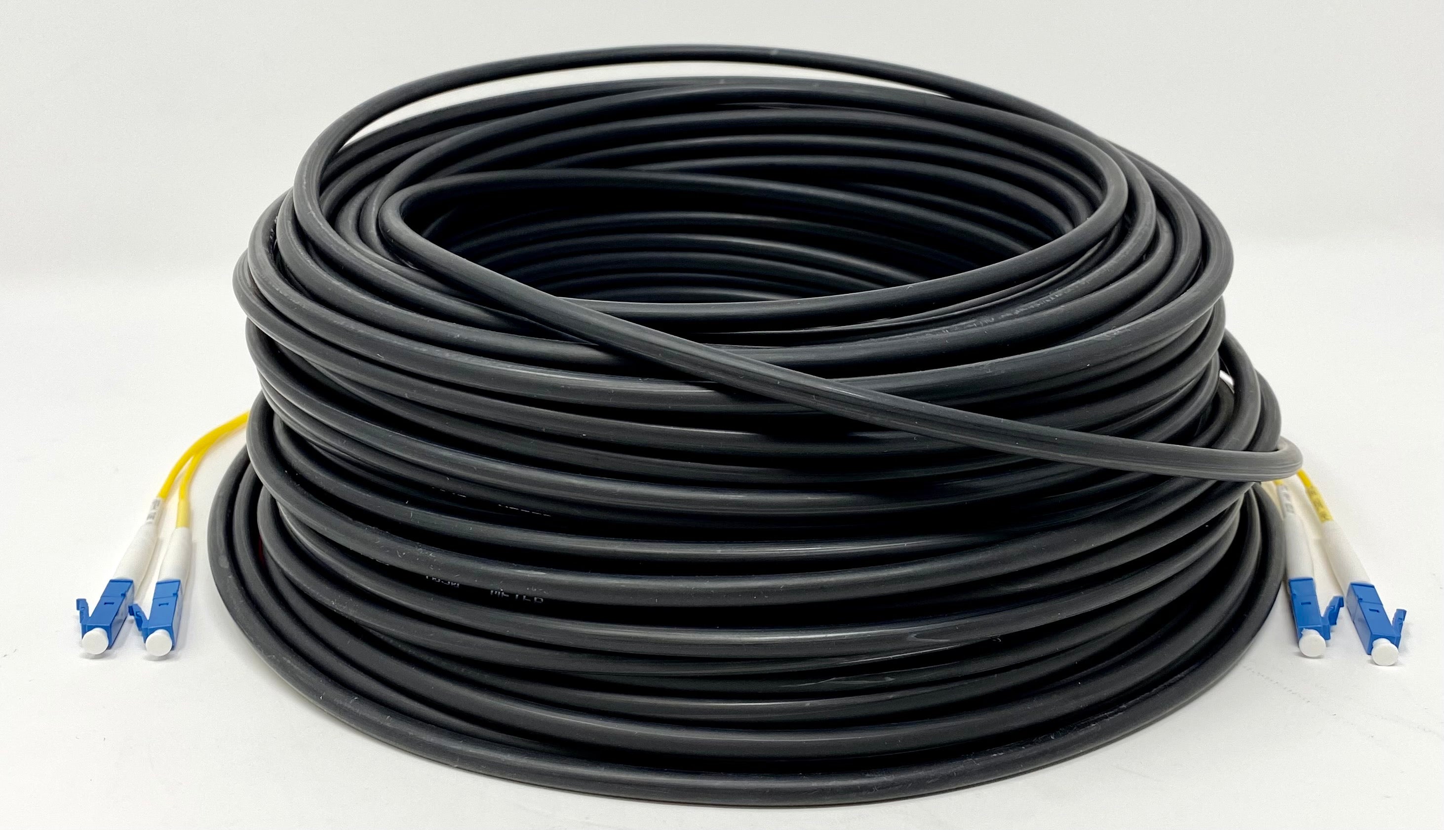Direct Burial/Outdoor LC-LC 2-Strand Fiber Optic Cable - Singlemode (9 ...