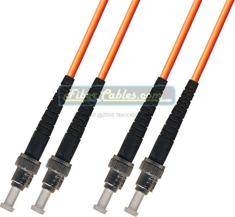 OM2 - Multimode (50/125) - Duplex - Fiber Optic Cable - ST to ST