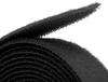 Hook and Loop Fastening Tape, 0.75in, 5 Yard Roll - Black