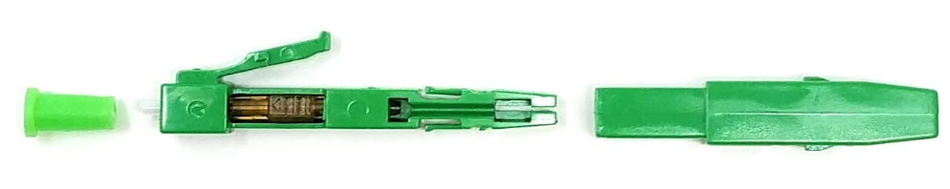 Field Installable LC-APC Singlemode 9/125 Connector for 0.9mm Cable (10 Pack)