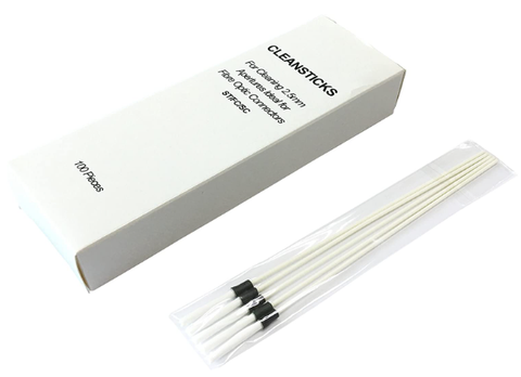 Ultra Spec Fiber Cleaning Swab, 2.5mm for SC, ST and FC connectors and adapters (100 Pack)